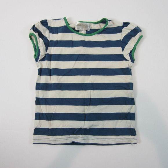 Matilda Jane Other - Matilda Jane Girl's tee good hart paddle boat blue white striped 6 flaw